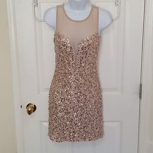 Gold dress